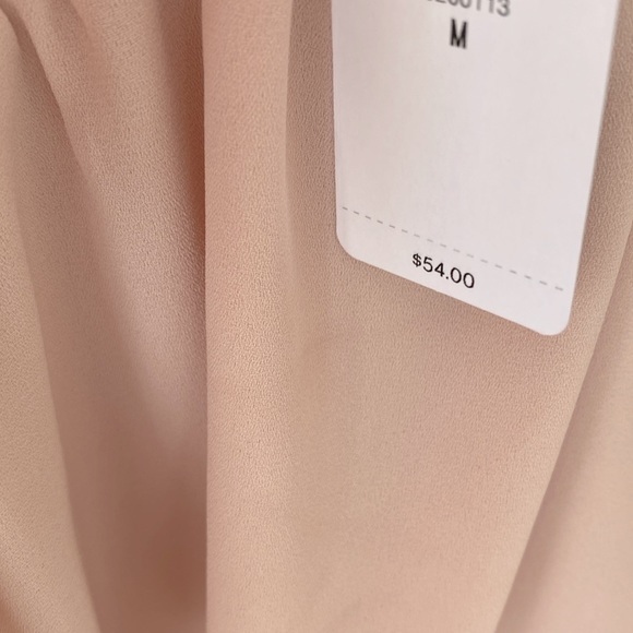 Express Flutter Sleeve Ruffle Bottom Blouse - Picture 4 of 4